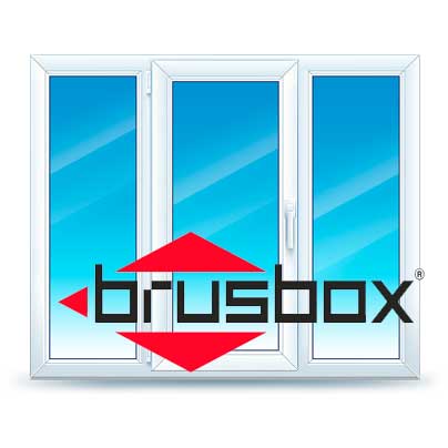 Трехстворчатые окна Brusbox Трехстворчатые окна Brusbox