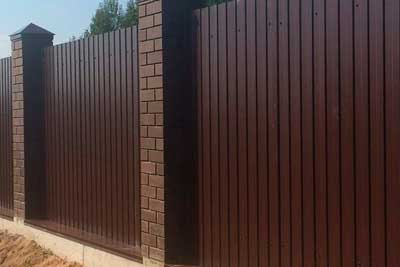 установка заборов