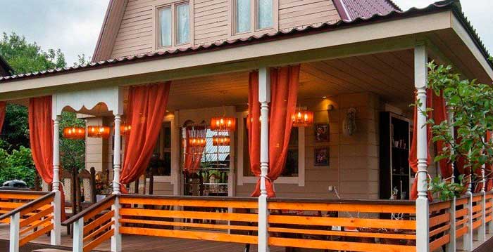 Строительство веранды к дому